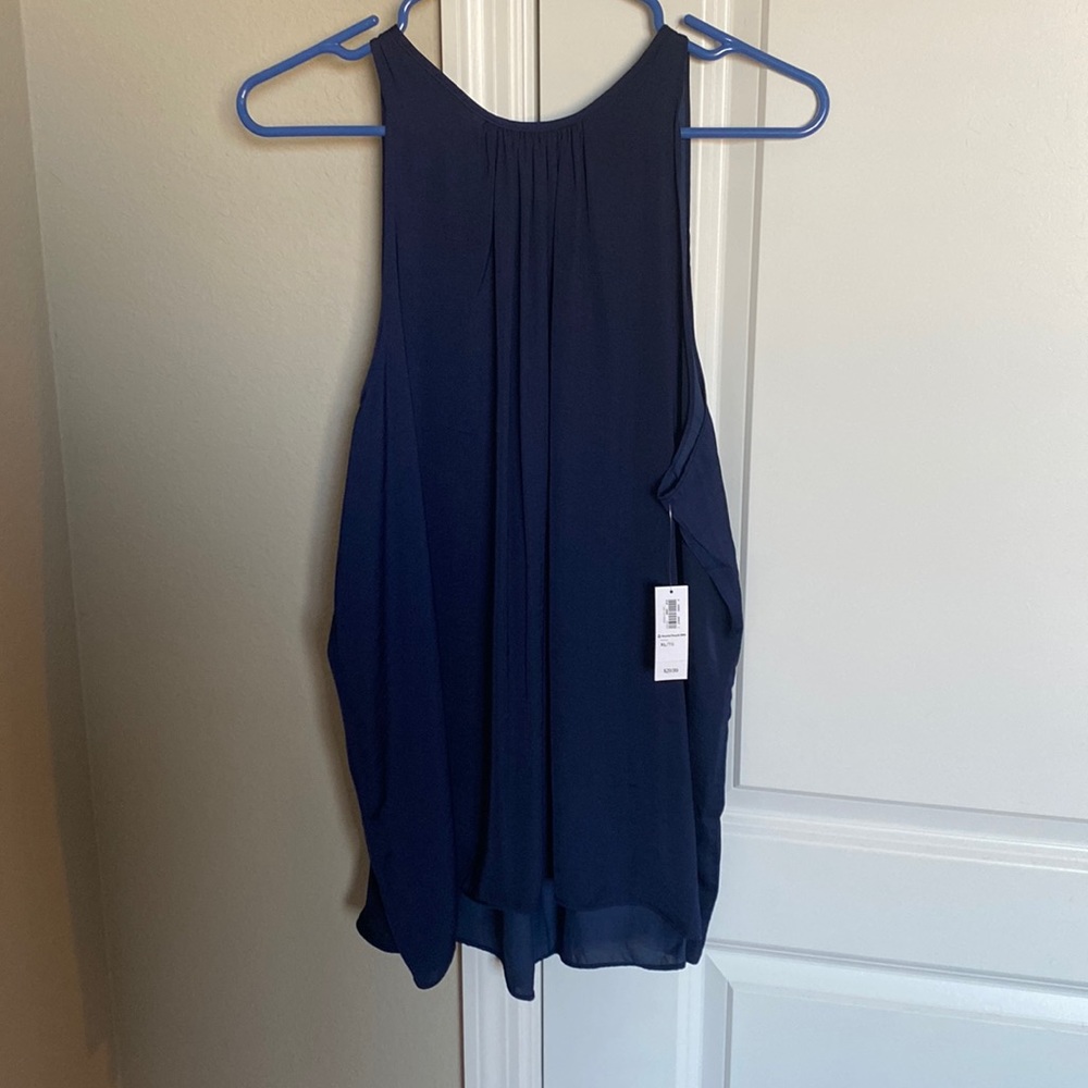 Navy tank top never worn XL